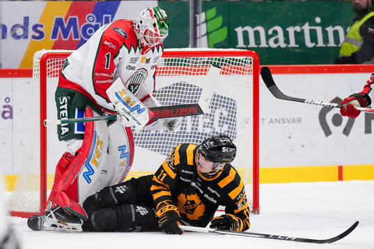 Frölundas målvakt Lars Johansson och Skellefteås Max