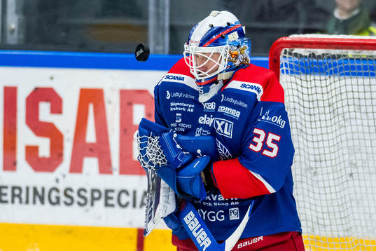 Oskarshamns målvakt Emil Kruse