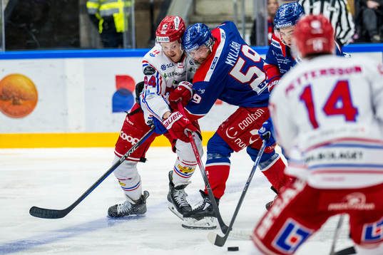 Timrås Sebastian Hartmann och Oskarshamns Anton Mylläri