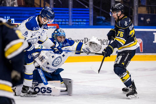 Leksands målvakt Filip Larsson