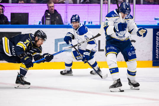 HV71s Radan Lenc och Leksands Patrik Norén