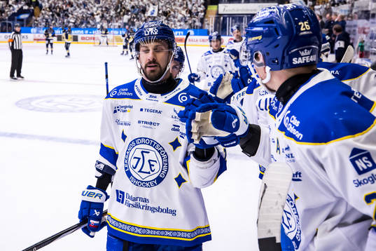 Leksands Marek Hrivik jublar