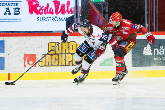 Linköpings John Nyberg och MoDos Sam Vigneault