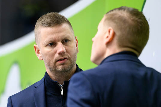 Djurgårdens tränare Michael Holmqvist