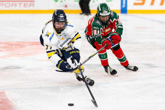 HV71s Mira Jungåker och Frölundas Emilia Vesa