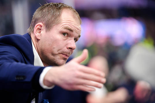 Färjestads tränare Thomas Mitell