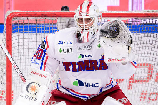 Timrås målvakt Jacob Johansson
