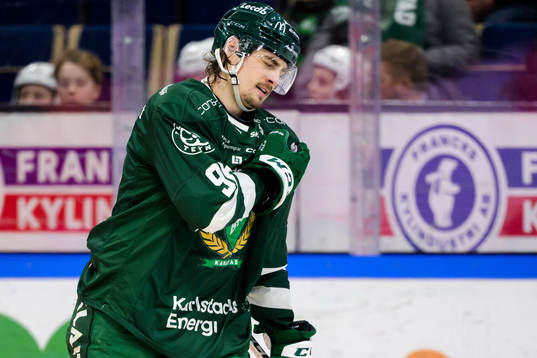 Färjestads David Tomasek har ont