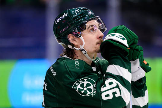 Färjestads David Tomasek deppar