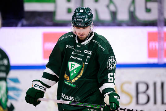 Färjestads Linus Johansson deppar