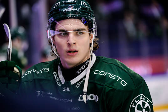 Färjestads Liam Öhgren deppar