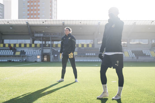 Goalkeeper Jennifer Falk of Häcken
