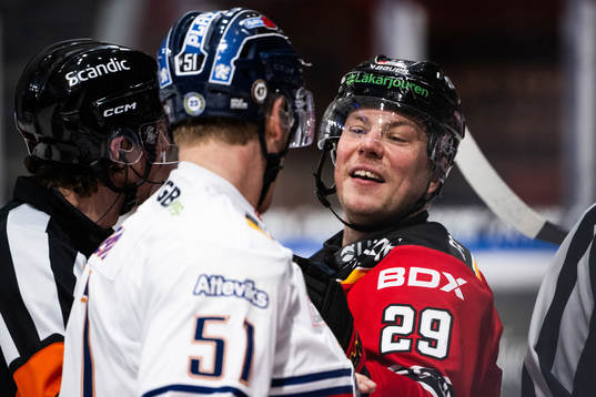 Växjös Emil Sylvegård och Luleås Erik Gustafsson