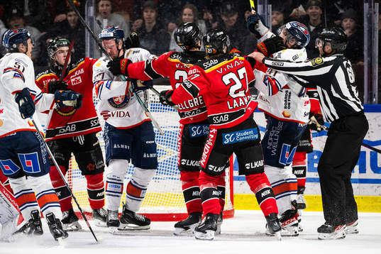 Växjös Martin Lundberg, Luleås Jesper Sellgren och
