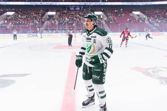 Färjestads Joakim Nygård jublar