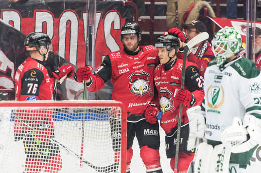 Malmö Redhawks Kim Rosdahl jublar