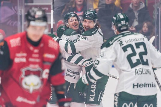 Färjestads Joakim Nygård jublar