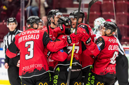 Malmö Redhawks Fredrik Händemark jublar