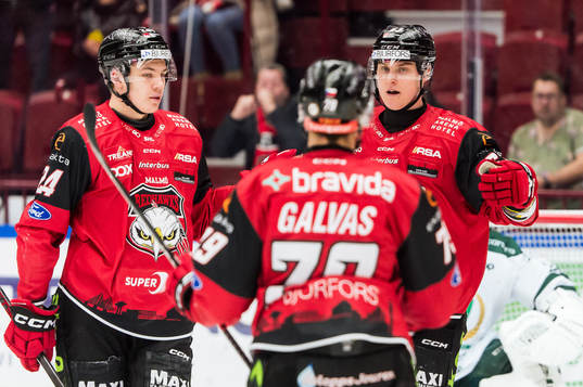 Malmö Redhawks Fredrik Händemark jublar