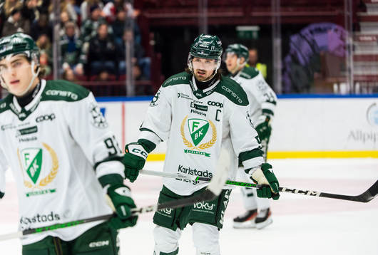 Färjestads Linus Johansson deppar