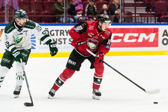 Malmö Redhawks William Von Barnekow och Färjestads Linus