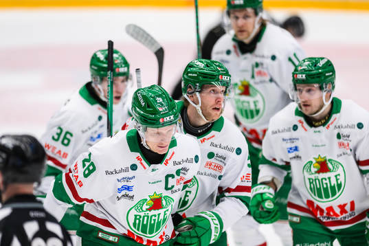 Rögles Anton Bengtsson jublar