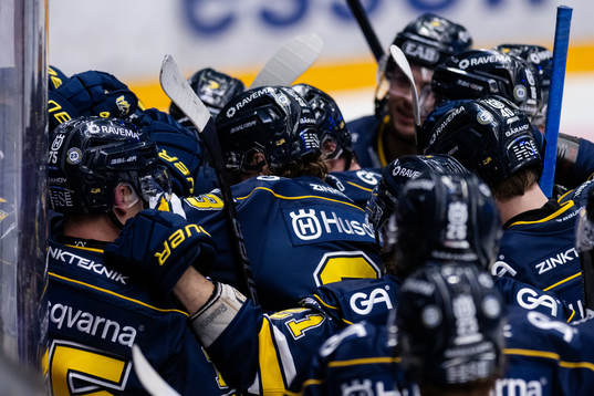 HV71s spelare jublar
