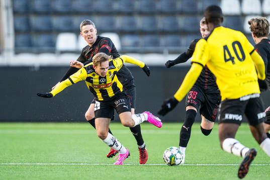 Midtjyllands André Rømer och Häckens Pontus Dahbo