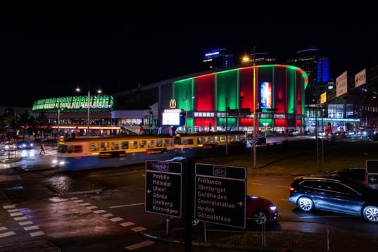 Scandinavium innan ishockeymatchen i SHL mellan Frölunda