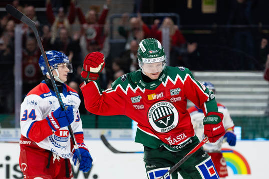 Frölundas Carl Klingberg jublar