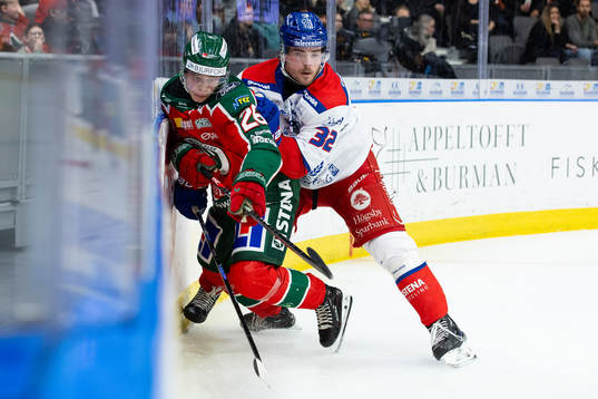 Frölundas Isac Heens och Oskarshamns Oscar Engsund