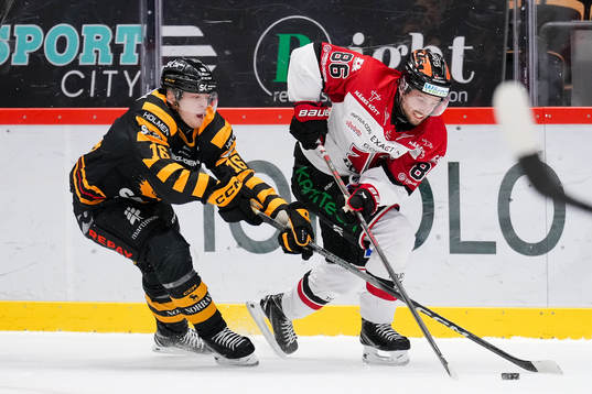 Skellefteås Linus Lindström och Örebros Mathias Bromé