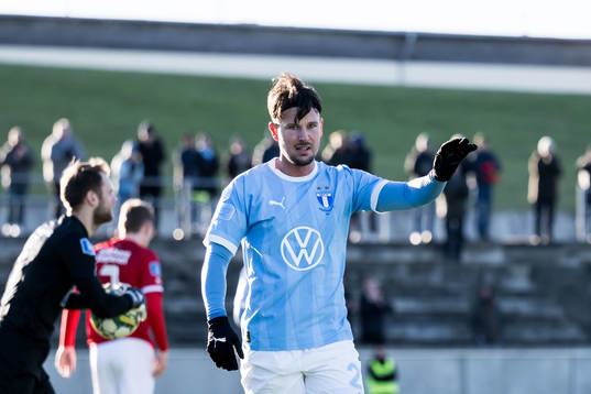 Malmö FFs Stefano Vecchia jublar