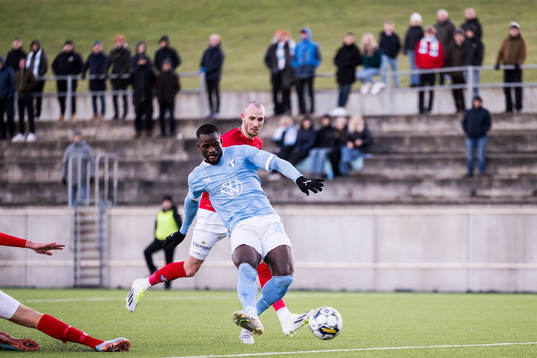Malmö FFs Malik Abubakari gör 2-0