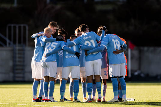 Malmö FFs spelare samlas