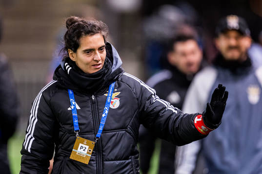 Head coach Filipa Patao of Benfica