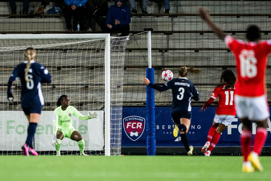 Goalkeeper Angel Mukasa of FC Rosengård