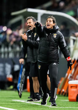 Head coach Filipa Patao of Benfica