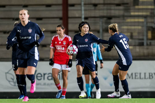 Mai Kadowaki of FC Rosengård celebrates