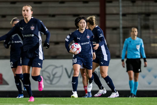 Mai Kadowaki of FC Rosengård celebrates