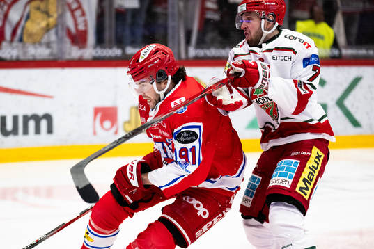 Timrås Magnus Pääjärvi och MoDos Pontus Näsén