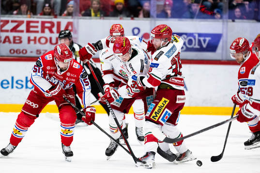 Timrås Anton Lander och MoDos Kristians Rubins