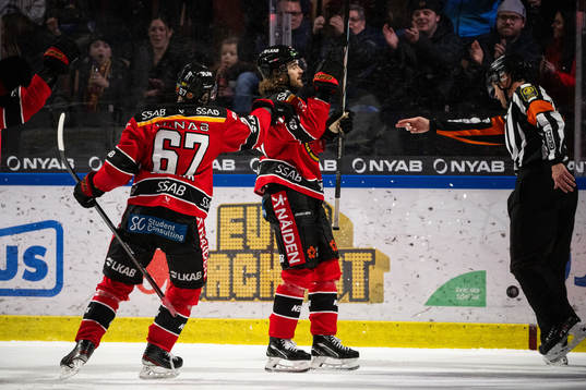 Luleås Adam Brodecki jublar