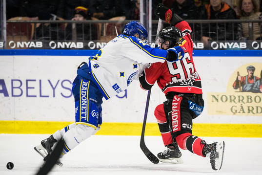 Leksands Patrik Norén och Luleås Pontus Andreasson