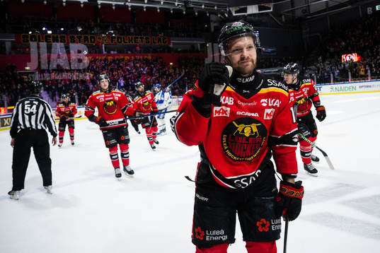 Luleås Einar Emanuelsson jublar