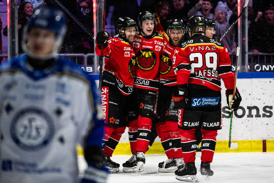 Luleås Einar Emanuelsson, Pontus Andreasson, Linus Omark