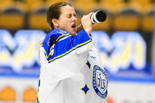 Leksands målvakt Emma Polusny