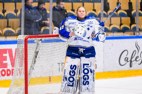 Leksands målvakt Ellen Jonsson deppar
