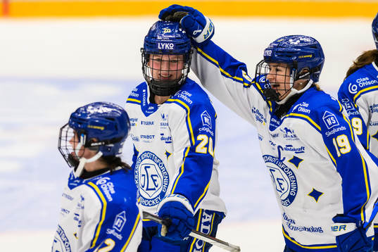 Leksands Tatum Amy jublar