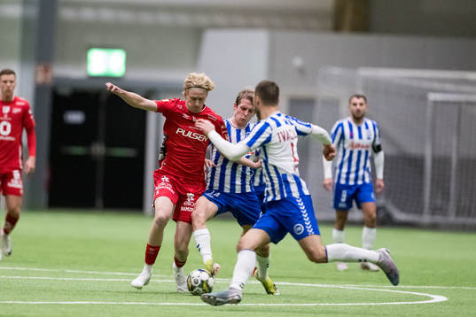 Elfsborgs Ludvig Richtnér och Odenses Gustav Grubbe